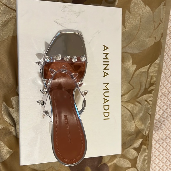 Brand new Amina Mauddi Crystal Sandals - Picture 1 of 7